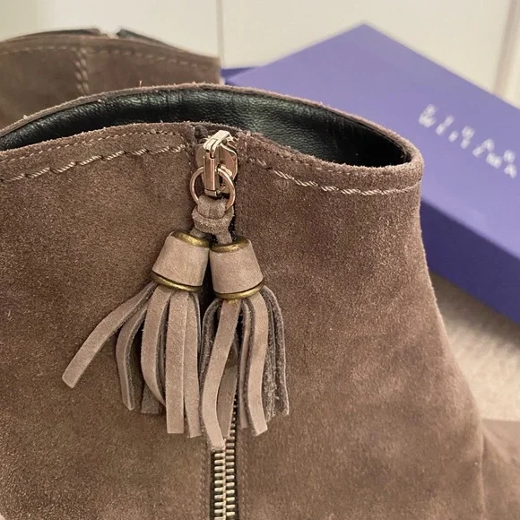 Stuart Weitzman Nuprancing Suede Bootie | Size 9.5 - Picture 3 of 7